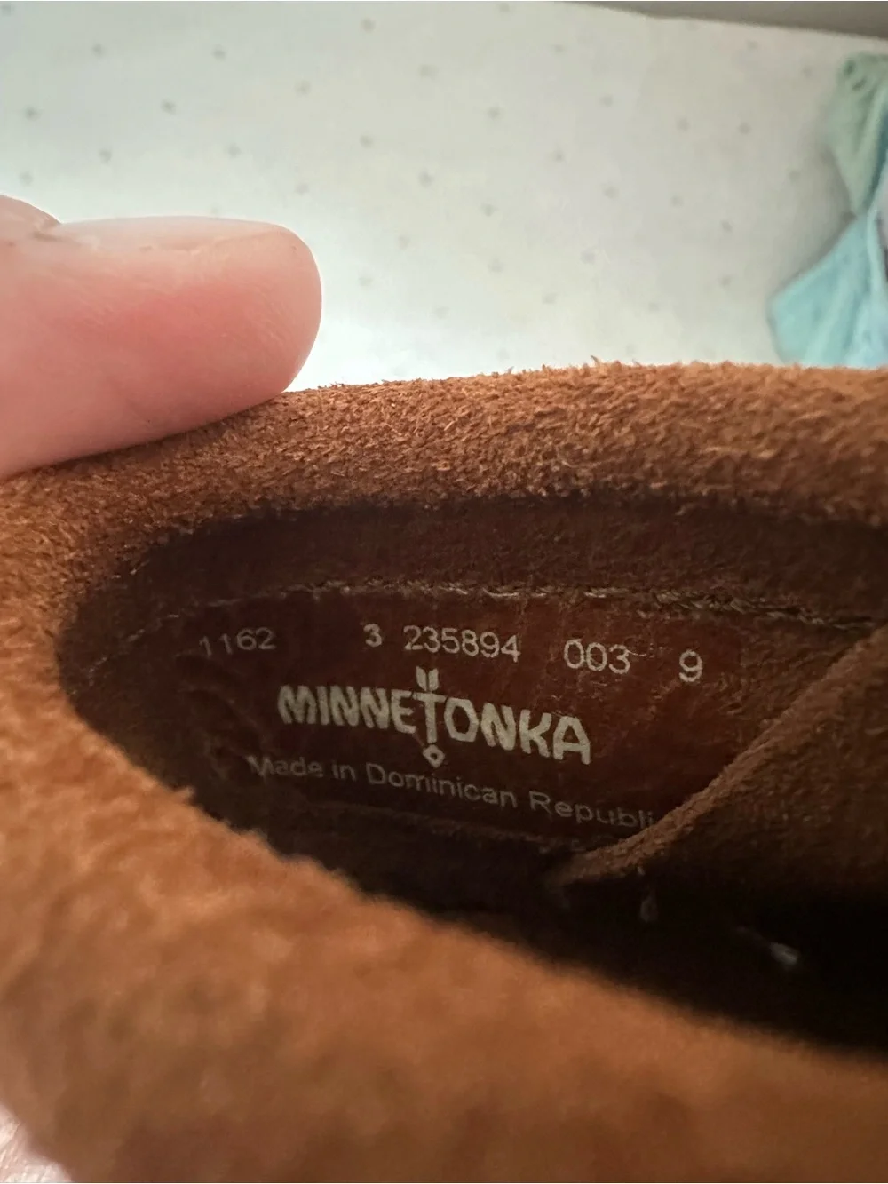 Baby Minnetonka Fringe Moccasin Shoes, Size 3